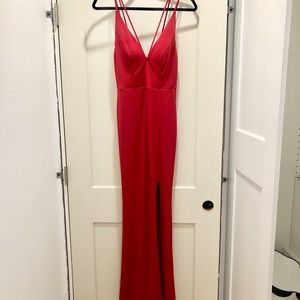 Jodi Kristopher Red Maxi Dress